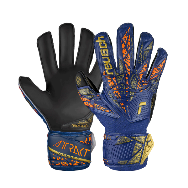 Reusch Attrakt Infinity Finger Support Junior 5472710 4411 blue orange 1
